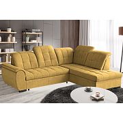 BENTO rohová sedací souprava levá, hořčicová VARDO 66