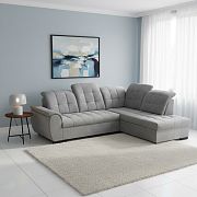 BENTO rohová sedací souprava levá, světle šedá Vardo 06