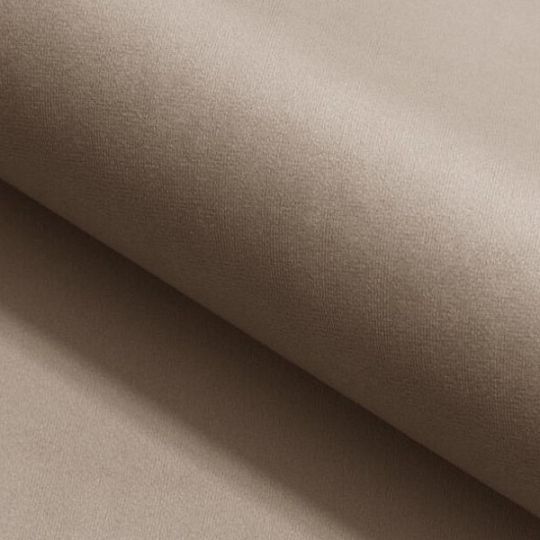 BURBON VELVET křeslo, tmavě béžová