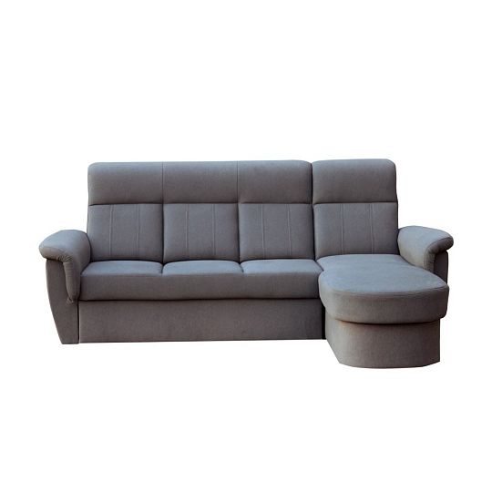 Modena 3R rohová sedací souprava, levá, hnědošedá Castel 93