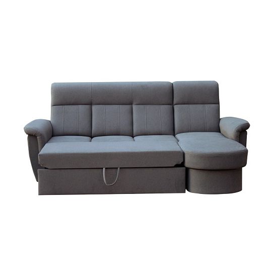 Modena 3R rohová sedací souprava, levá, hnědošedá Castel 93