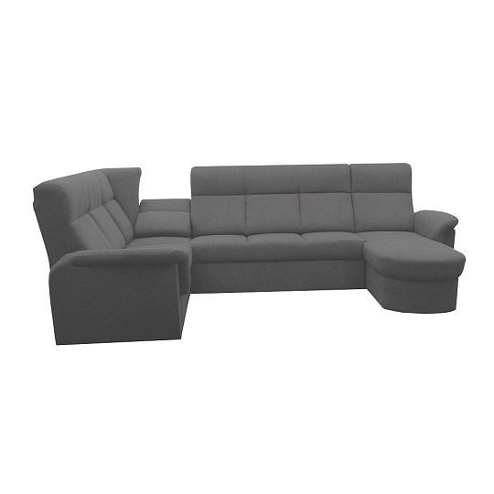 Modena Rohová sedací souprava do U pravá, Castel 93, tmavě šedá