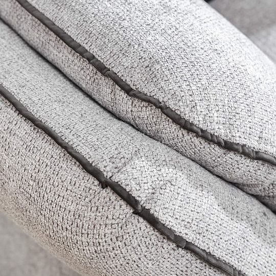 MIRELA NEW sedací souprava do U, pravá, světle šedá Misterio 82