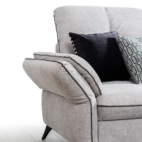 MIRELA NEW rohová sedací souprava, levá, světle šedá