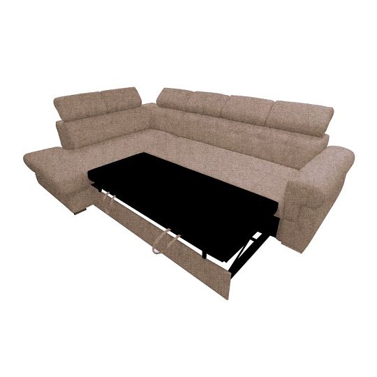 ATLANTIDA rohová sedací souprava, pravá, hnědá