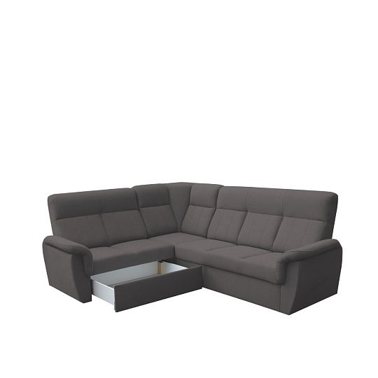 MODENA MINI rohová sedací souprava, pravá, tmavě šedá Castel 93