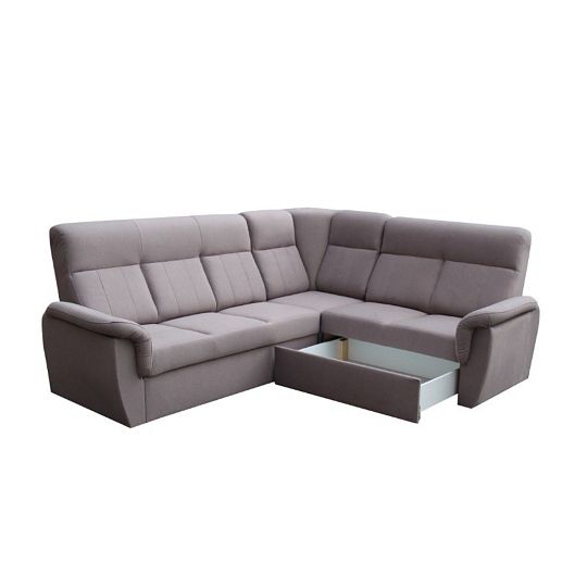 MODENA MINI rohová sedací souprava, levá, hnědá Castel 20