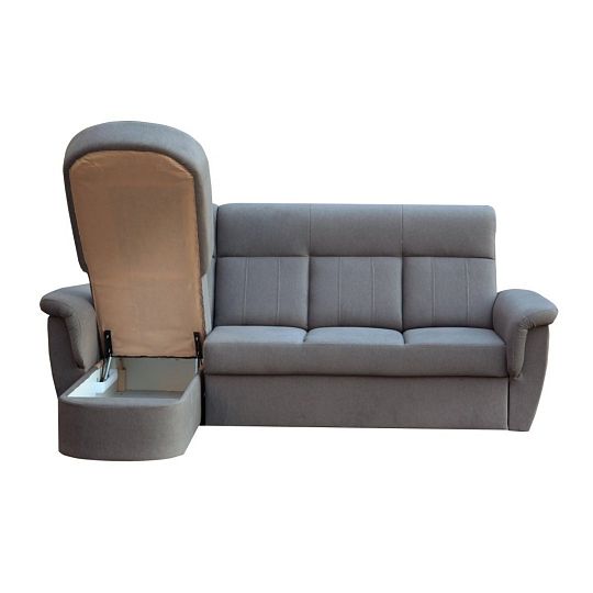 MODENA 3R rohová sedací souprava, pravá, šedohnědá Castel 93