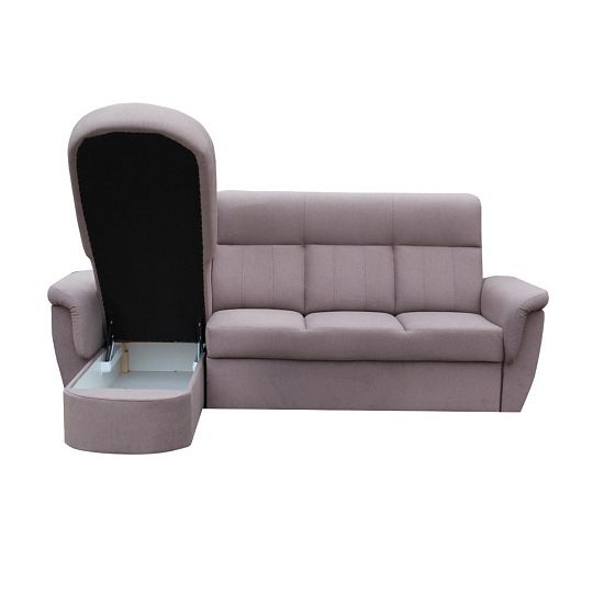 MODENA 3R rohová sedací souprava, pravá, hnědá Castel 20