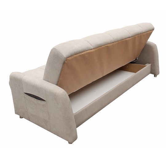 SALI pohovka s křesly, béžová/tmavě hnědá Soro 23