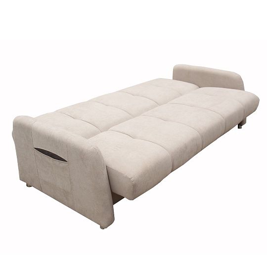 SALI pohovka s křesly, béžová/tmavě hnědá Soro 23