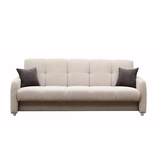 SALI rozkládací pohovka, béžová/tmavě hnědá Soro 23