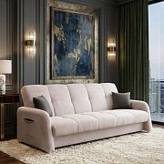 SALI rozkládací pohovka, šedá/černá Soro 90