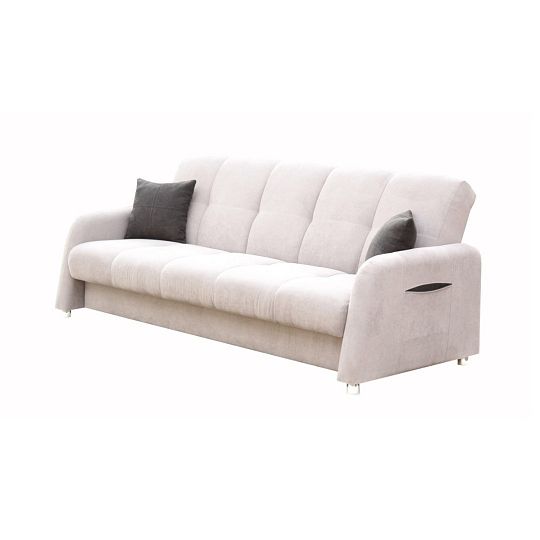 SALI rozkládací pohovka, šedá/černá Soro 90