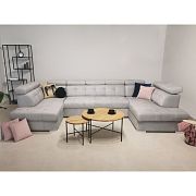 ATLANTIDA sedací souprava do U, UNI, světle šedá Matana 01