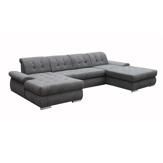 BRAZIL Sedací souprava U levá, tmavě šedá Matana 05