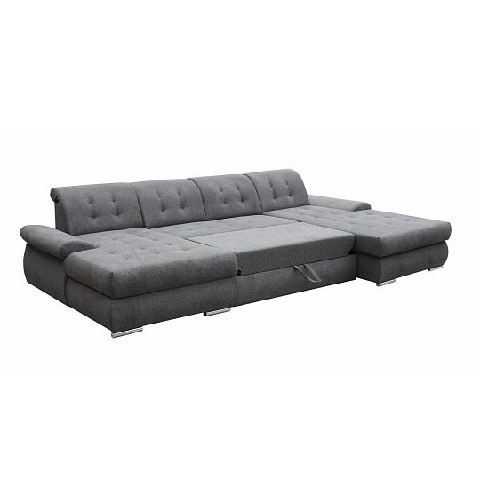 BRAZIL Sedací souprava U levá, tmavě šedá Matana 05