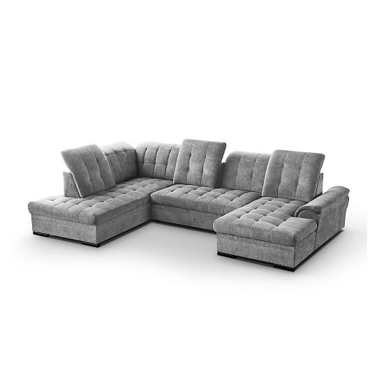 KATARINA NEW sedací souprava U, pravá, světle šedá