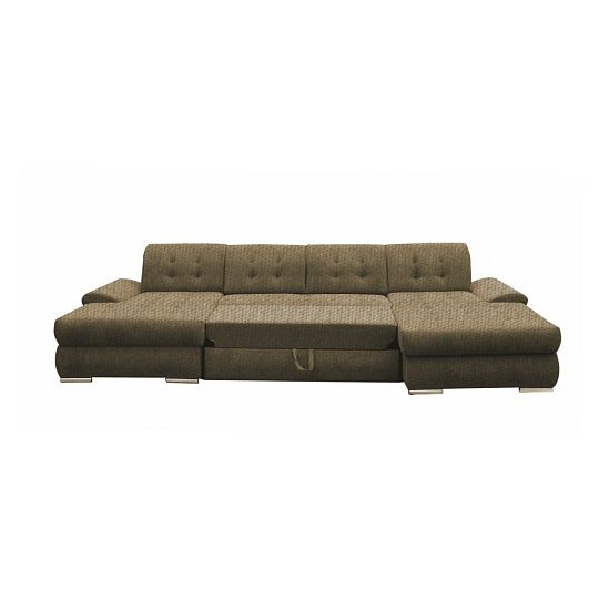 BRAZIL sedací souprava do U, levá, světle šedá Matana 01