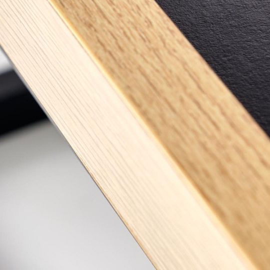 LAGOSA B konferenční stolek, čtverec, černá/dub/černá kov