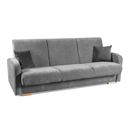 LAOSA sestava pohovka + křesla 3R+1+1, šedá/tmavě šedá Matana 03