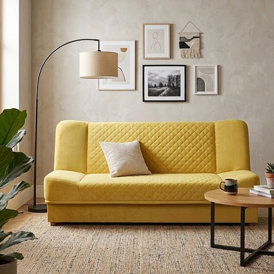 ALASKA 2 pohovka, hořčicová Soro 40