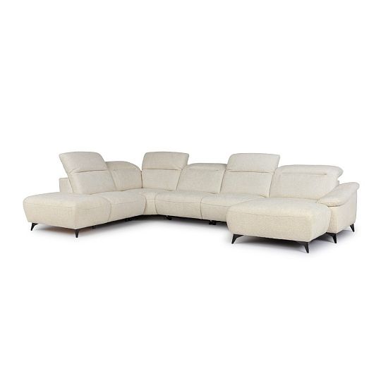 GALAXY sedací souprava do U, pravá, smetanová Misterio 03