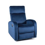 OLIMPUS relaxační křeslo mechanické, tmavě modrá