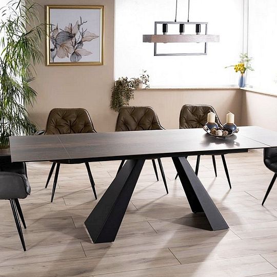 TRENDY CHERRY jídelní židle, černá/černá kov