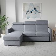 SANTORINI NEW sedací souprava, UNI, šedá Aragon 93