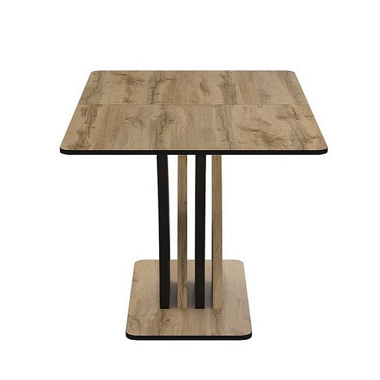 VENTURO jídelní stůl, rozkládací, dub artisan/černá