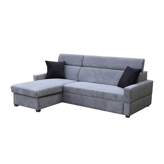 GAPPA NEW rohová sedací souprava, UNI, šedá Aragon 93