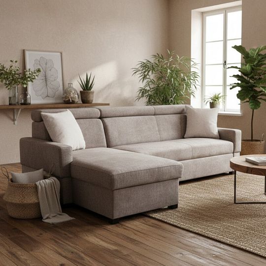 GAPPA NEW rohová sedací souprava, UNI, hnědá Aragon 20