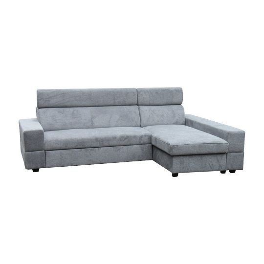 CAIRO rohová sedací souprava, levá, šedá/černá Aragon 93