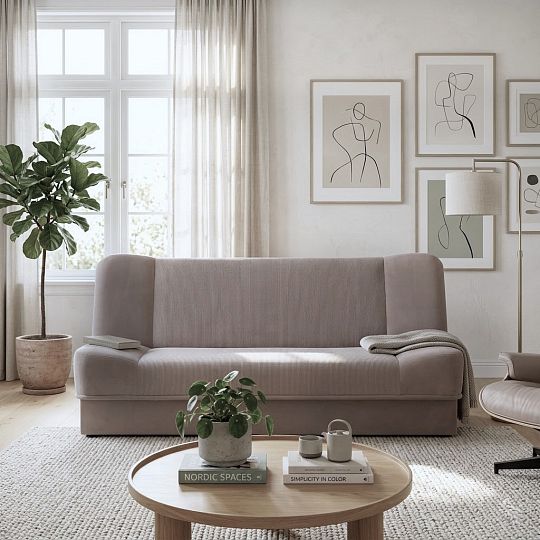 ORFA AURÉLINA pohovka, světle hnědá