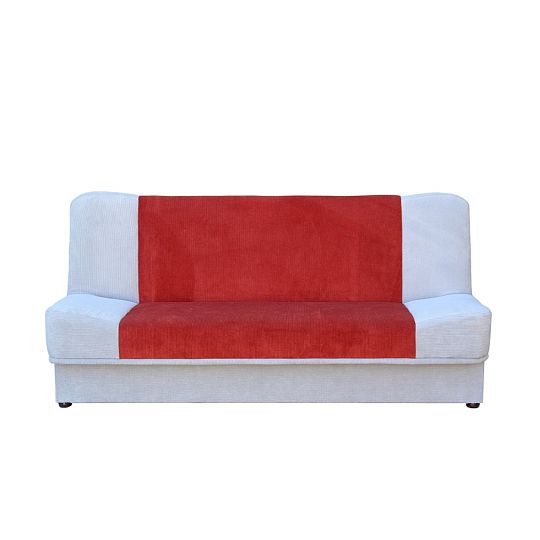 ALASKA pohovka, světle šedá/cihlová Run Again 55