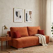 BODO pohovka, terracota/tmavá terracota Poso 40