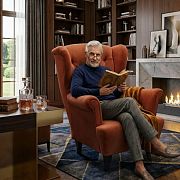 LUDWIG křeslo, terracota