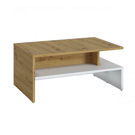 COFT 24 konferenční stolek, dub artisan/bílá alpská