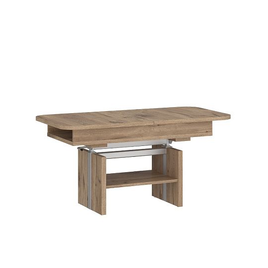 CORTI 03 rozkládací konferenční stolek se zvedacím mechanismem, dub viking