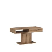 CORTI 04 zvedací konferenční stolek s šuplíkem, dub pobřežní