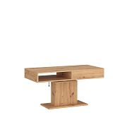 CORTI 04 zvedací konferenční stolek s šuplíkem, dub artisan