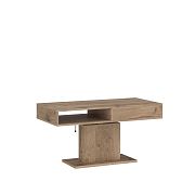 CORTI 04 zvedací konferenční stolek s šuplíkem, dub viking