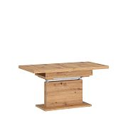 CORTI 14 zvedací konferenční stolek s rozkladem, dub artisan