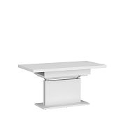 CORTI 14 zvedací konferenční stolek s rozkladem, bílá alpská