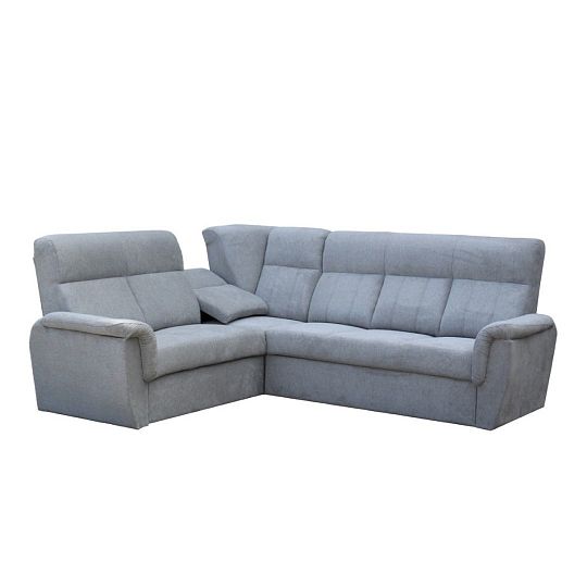 MODENA MINI rohová sedací souprava, pravá, šedá Aragon 83