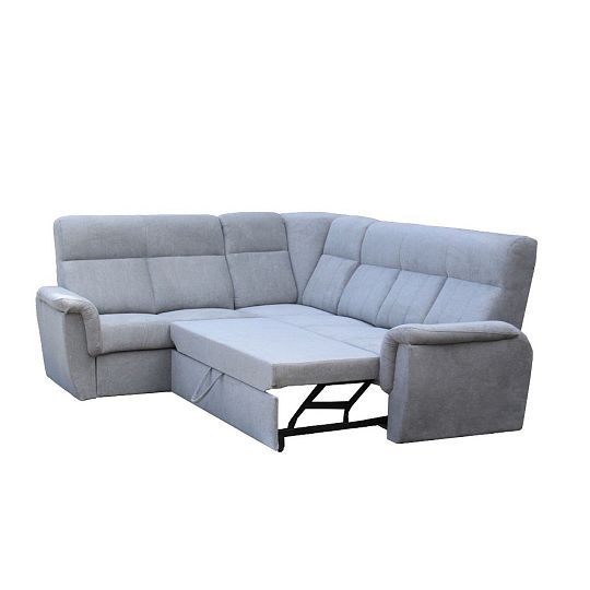 MODENA MINI rohová sedací souprava, pravá, šedá Aragon 83