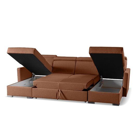 SANTORINI sedací souprava do U, OTT2OTT, univerzální, terracota Wind 56