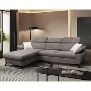 OPTIMAL II TRENDY rohová sedací souprava, pravá, hnědá Bubble 04