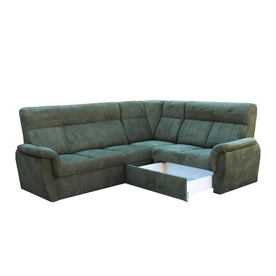 MODENA MINI rohová sedací souprava, levá, olivová